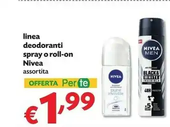 Pam Nivea Deodoranti Spray O Roll-On offerta