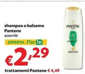 Pam Pantene Prov-V Shampoo O Balsamo Lisci offerta