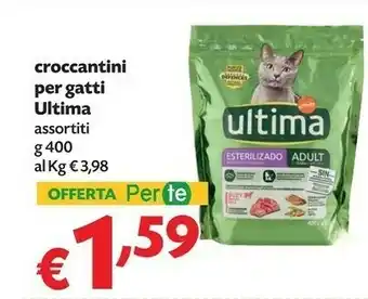 Pam Ultima Croccantini Per Gatti Adult offerta