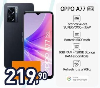 Unieuro OPPO A77 5G offerta
