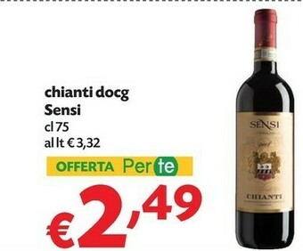 Pam Sensi Chianti Vino Biologico 750 G(ml) offerta