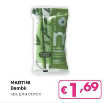 Acqua & Sapone MARTINI Bambù spugna corpo offerta