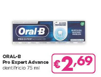 Acqua & Sapone ORAL-B Pro Expert Advance dentifricio 75 ml offerta