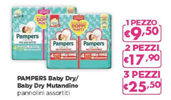 Acqua & Sapone PAMPERS Baby Dry/ Baby Dry Mutandino pannolini assortiti offerta