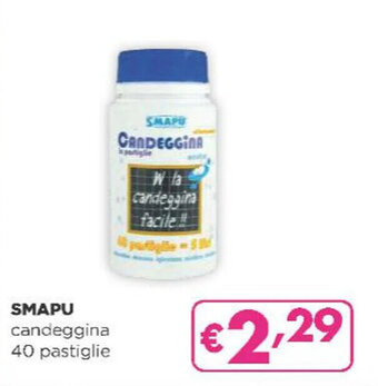 Acqua & Sapone SMAPU candeggina 40 pastiglie offerta