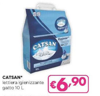 Acqua & Sapone CATSAN lettiera igienizzante gatto 10 L offerta
