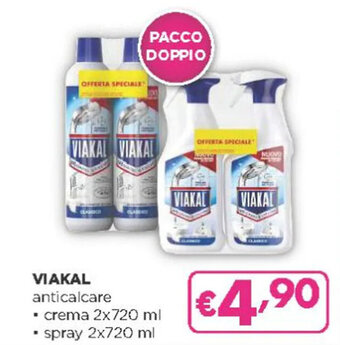 Acqua & Sapone VIAKAL anticalcare crema 2x720 ml offerta
