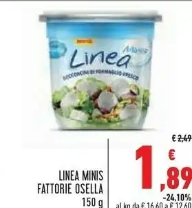 Conad Fattorie Osella Linea Minis offerta