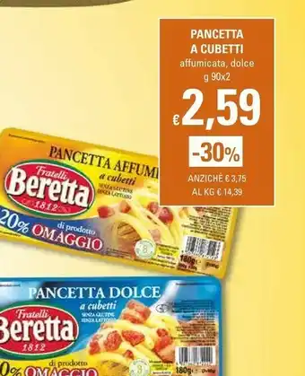 Basko Beretta Pancetta offerta