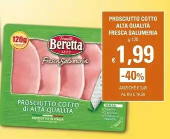 Basko Beretta Prosciutto cotto offerta
