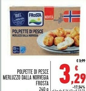 Conad Frosta Filetti di merluzzo offerta