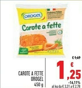 Conad Orogel Zucchine offerta