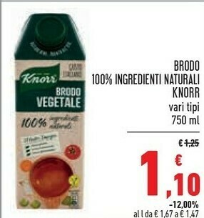 Conad Knorr Brodo offerta