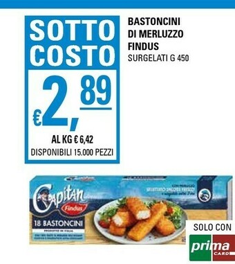 Basko Findus Bastoncini offerta