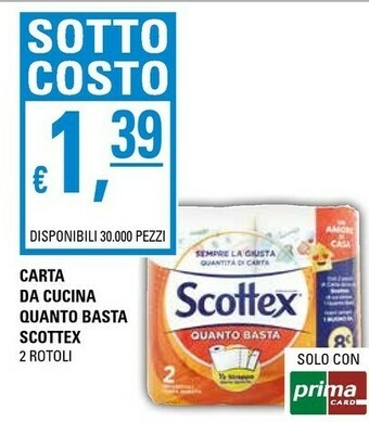 Basko Scottex Rotoli di carta offerta