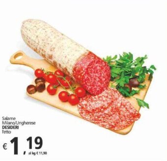 Alter Discount Salame Milano/Ungherese DESIDERI offerta
