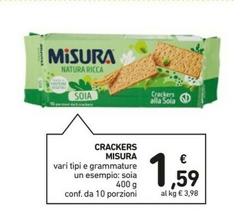 Conad Misura Crackers offerta