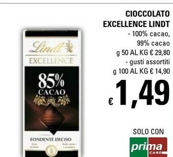 Basko Lindt Cioccolato offerta