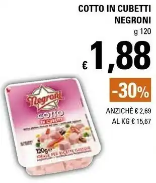 Basko Negroni Prosciutto cotto offerta