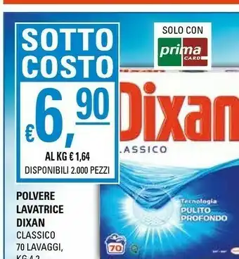 Basko Dixan Detersivo in polvere offerta