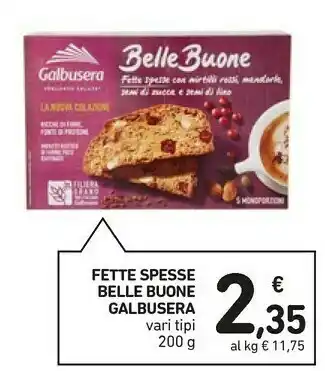 Conad Galbusera Biscotti offerta