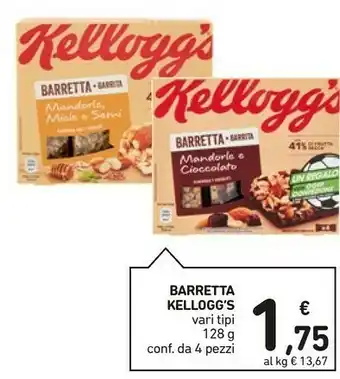 Conad Kelloggs Barrette proteiche offerta