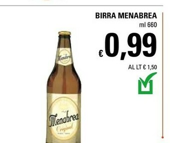 Basko Menabrea Birra offerta