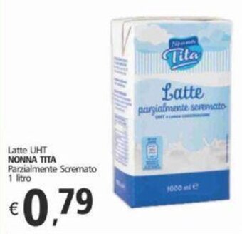 Alter Discount Latte UHT NONNA TITA Parzialmente Scremato 1 litro offerta