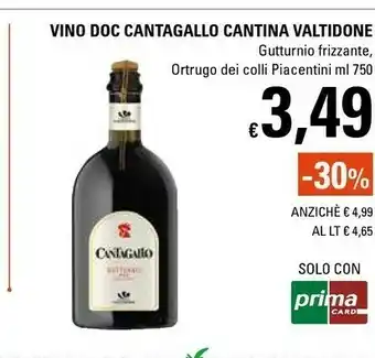 Basko Cantina valtidone Vino offerta