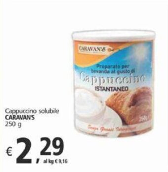 Cappuccino solubile CARAVAN'S 250 g