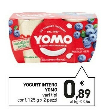 Conad Yomo Yogurt offerta