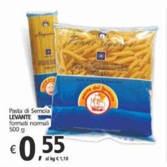 Alter Discount Pasta di Semola LEVANTE formati normali 500 g offerta