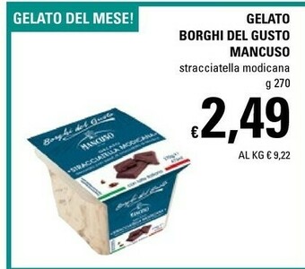 Basko Mancuso Gelato Borghi Del Gusto offerta