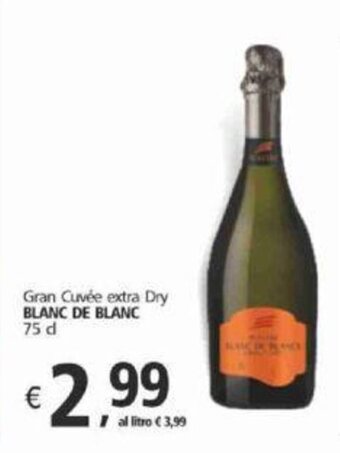 Gran Cuvée extra Dry BLANC DE BLANC 75 cl