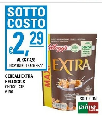 Basko Kellogg's - Extra Chocolate Maxi Formato 500 G(ml) offerta