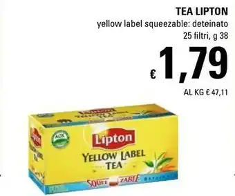 Lipton Tea Yellow Label Squeezable