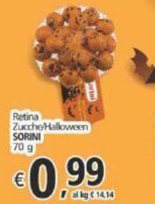 Retina Zucche Halloween SORINI 70 g