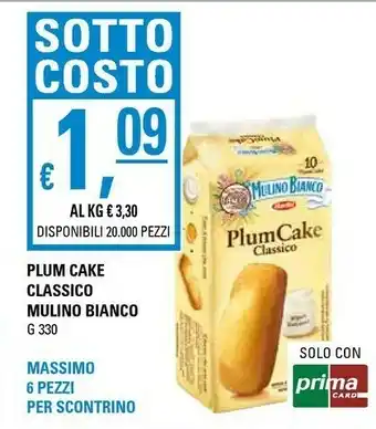 Basko Mulino Bianco Plum Cake Classico offerta
