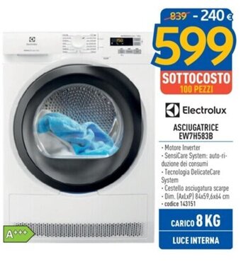 FreeShop Electrolux ASCIUGATRICE EW7H583B offerta