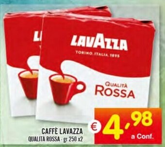 Centro Commerciale Discount CAFFE LAVAZZA QUALITA ROSSA -gr 250 x2 offerta