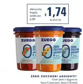 Basko Zuegg Albicocche Zero Zuccheri Aggiunti 220 G(ml) offerta