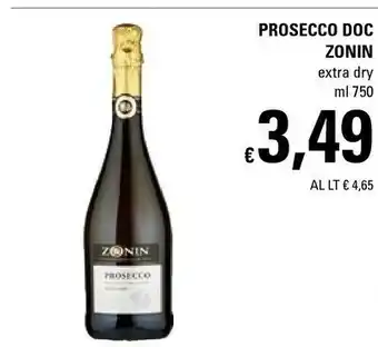 Basko Zonin Prosecco Extra Dry 750 G(ml) offerta