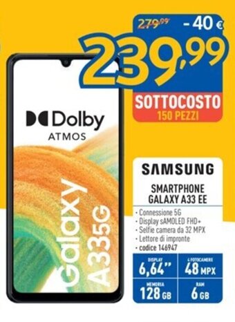 SAMSUNG SMARTPHONE GALAXY A33 EE