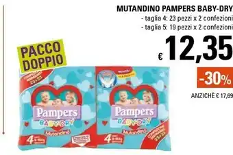 Basko Pampers Mutandino Baby-Dry offerta