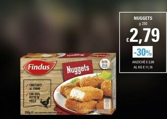 Basko Findus Findus - Delizie di Pollo Nuggets 250 g(ml) offerta