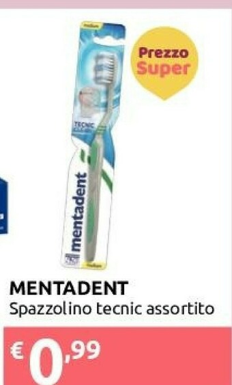 Ipersoap Mentadent Spazzolino da denti offerta