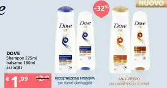 Ipersoap Dove Shampoo offerta