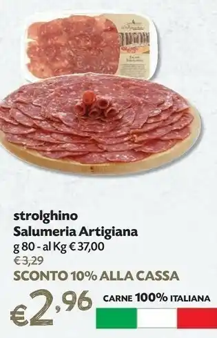 Pam Salumeria Artigiana Strolghino offerta