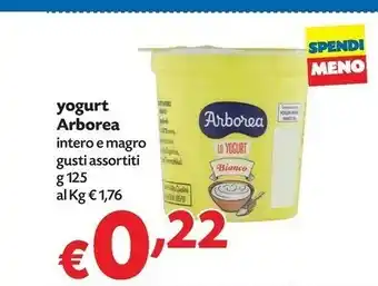 Arborea Yogurt Magro Bianco
