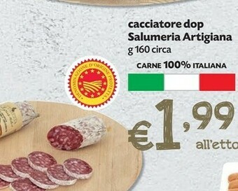 Pam Salumeria Artigiana Cacciatore Dop offerta